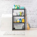 Sterilite 3-Pack 4 Shelf Unit, Heavy-Duty Shelving Storage and Utility Rack - Image 6