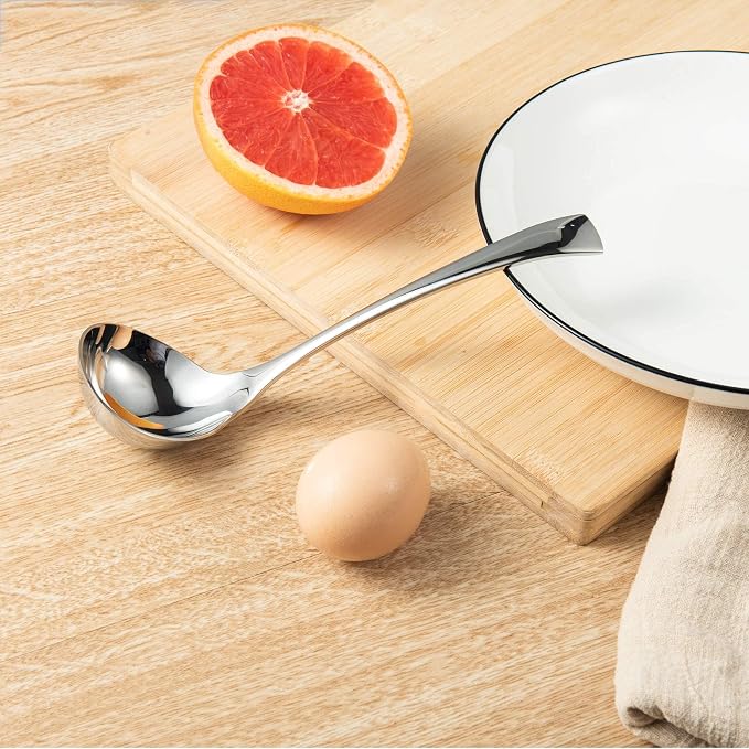 IMEEA 2-Piece Small Ladle Set, 18/10 Stainless Steel - Image 7