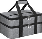 Double Insulated Casserole Carrier, Portable Casserole Carrier by MIAOJIE