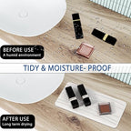 2PCS Water Absorbing Stone Tray, Fast Drying Stone Sink Tray, Water Absorbent - Image 3