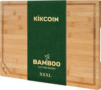 Kikcoin 24”×18” Bamboo Cutting Boards by Kikcoin