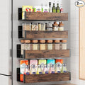 Vetacsion 4 Pack Moveable Fridge Magnetic Spice Racks by HOMESTORAGE