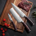 PAUDIN Kitchen Knife Set, 3 Piece High Carbon Stainless Steel Professional Chef - Image 6