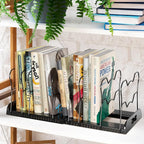 Simple Houseware Expandable Pan Organizer Rack, 10 Adjustable Compartments - Image 8