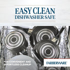 Farberware Dishwasher Safe Nonstick Cookware Pots and Pans Set, 15 Piece - Image 3