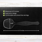 PARTY BARGAINS Disposable Clear Plastic Serving Spoons 8.75″ – Heavy-Duty Clear - Image 2