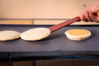 13 in Handmade Kitchen Cooking Utensil, Thin Dark Wood Saute Spatula, turning - Image 7