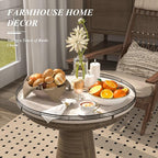 21" Lazy Susan Wood Turntable Organizer - Image 4