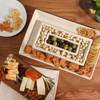 Gibson Elite 3-Section Stoneware Serving Tray - Image 6