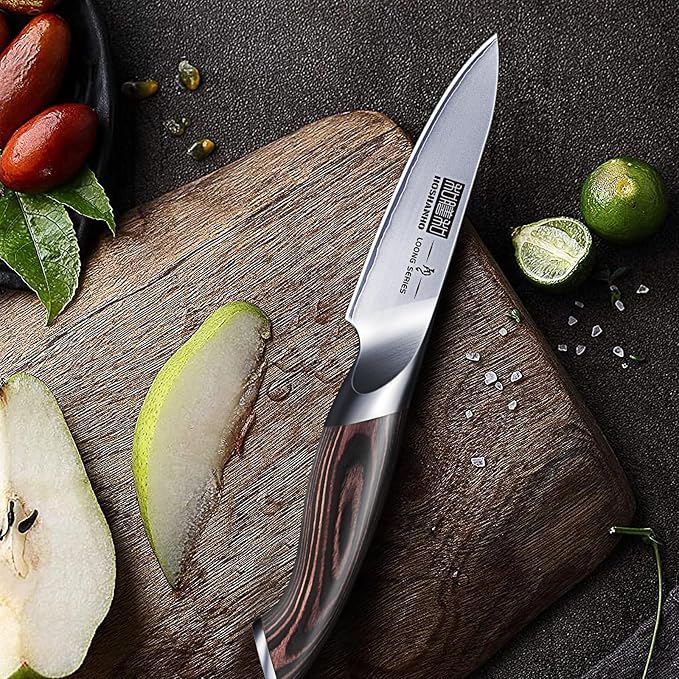HOSHANHO 3.75 inch Paring Knife, Japanese High Carbon Stainless Steel Small - Image 5
