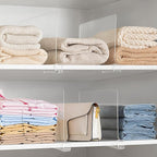 10 Pack 12 Inches Clear Shelf Dividers - Image 7