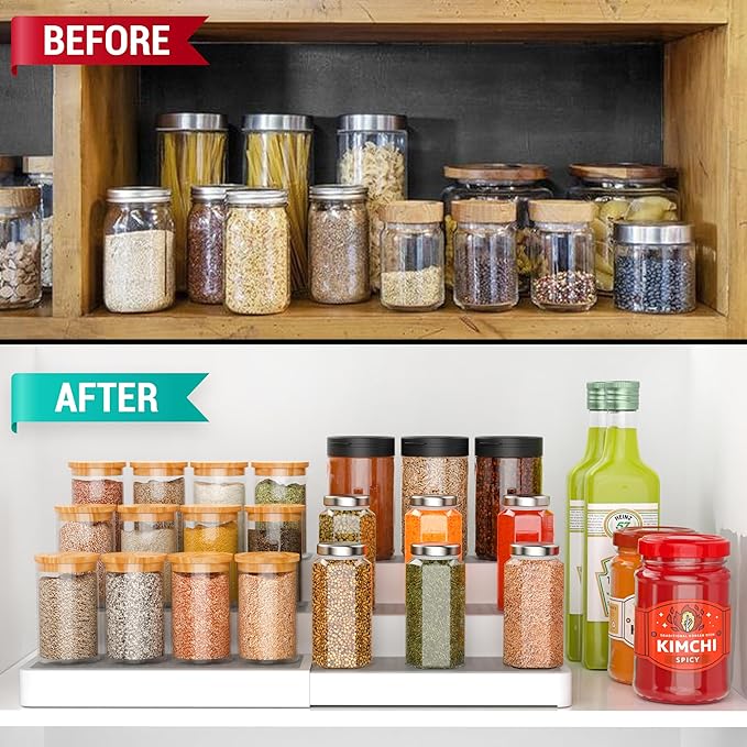 YAN & HIN Expandable Spice Rack Organizer - Image 2