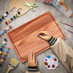 Eaasty 12 Set Extra Large Plain Cutting Board Bulk Heavy Duty Wood Cutting - Image 2