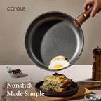 CAROTE 21pcs Pots and Pans Set, Nonstick Cookware Set Detachable Handle - Image 3