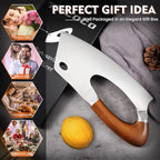 ROCOCO Meat Cleaver Knife Unique Effort Saving Kitchen Knife Professional - Image 9