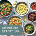 COOK WITH COLOR Mixing Bowls with TPR Lids - Image 5