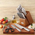 Marco Almond MA22 Knife Sets, 19 Pieces Stainless Steel Hollow Handle Kitchen - Image 4