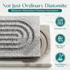 Stone Kitchen Sink Faucet Mat, Premium Upgraded Diatomite Drying Stone Mat & - Image 2