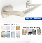 RUACQ Paper Towel Holder Under Cabinet, Wall Mounted or Adhesive Stainless - Image 4