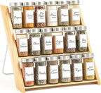Orii 18 Jar Bamboo Compact Spice Rack by Orii