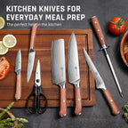 YOTSUBA 8 PCS Japanese Kitchen Knife Set - Image 3