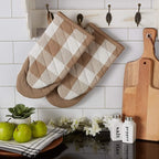 DII Buffalo Check Kitchen Collection, Classic Farmhouse Kitchen Set, Oven Mitt - Image 3