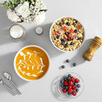 MALACASA Large Soup Bowls Set, 44 OZ Salad Bowl Cereal Bowl Set of 2, Marble - Image 7