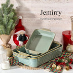 Ceramic Baking Dish Set of 3, Casserole Dishes - Image 7