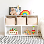 NaturalCozy Storage Cubes 9”x9”x7”Cotton Rope Woven Baskets - Image 3