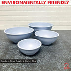 Chef Craft Eco Bamboo Fiber Mixing Bowl Set, 4 Piece Set - Image 2