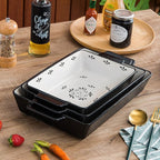 Baking Dishes Bakeware Set Ceramic Casserole Dish, Rectangular Shape, Oven safe - Image 5