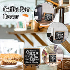Coffee Bar Sign, Love is Brewing Farmhouse Tabletop Decor, Coffee and Tea Lover - Image 3