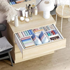 Drawer Organizer Clothes Set of 12 White-Grey - Image 5