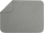 S&T INC. Dish Drying Mat XL, 18” x 24”, Absorbent Microfiber Kitchen Counter Mat by STINC