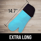 BPA-Free Soft Silicone Oven Mitts - Image 2