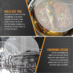 U.S. Kitchen Supply Set of 3 Stainless Steel Splatter Screen - Image 5