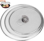 3 Pack Splatter Screen for Frying Pan 13" 11.5" 9.8" Stainless Steel Grease - Image 9