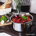 AVACRAFT Tri-Ply Stainless Steel Stockpot - Image 7