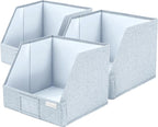 VIVIDECOR Open Front Trapezoid Closet Bins 12x12x10 – Easy Access Shelf - Image 9