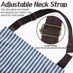SATINIOR 3 Pieces Waterproof Bib Apron - Image 3