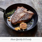 Merten & Storck Pre-Seasoned Carbon Steel 10” Frying Pan Skillet, Use on - Image 7