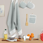 Casa Platino 8-Piece Mini Oven Mitt & Pot Holder Set – 500°F Heat Resistant - Image 5