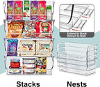 Sorbus Stackable Storage Bins Open Front, Pantry Bins - Image 6
