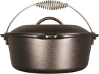 Lodge 5 Quart Pre-Seasoned Cast Iron Dutch Oven - Image 2
