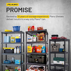 Plano 5-Shelf Plastic Storage Shelves, 73” x 36” x 18”, 750lb Capacity - Image 6