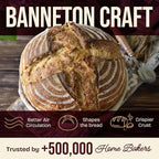 Superbaking 2 pcs Banneton Bread Proofing Basket, Sourdough Starter Kit - Image 6