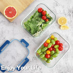 10 Pack Borosilicate Glass Meal Prep Containers - Image 6