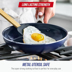 Blue Diamond 8" Nonstick Frying Pan Skillet, Diamond Infused PFAS-Free Ceramic - Image 5