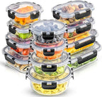 JoyJolt 24pc Borosilicate Glass Storage Containers by JoyJolt