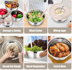 E-far Stainless Steel Mixing Bowls - Image 4